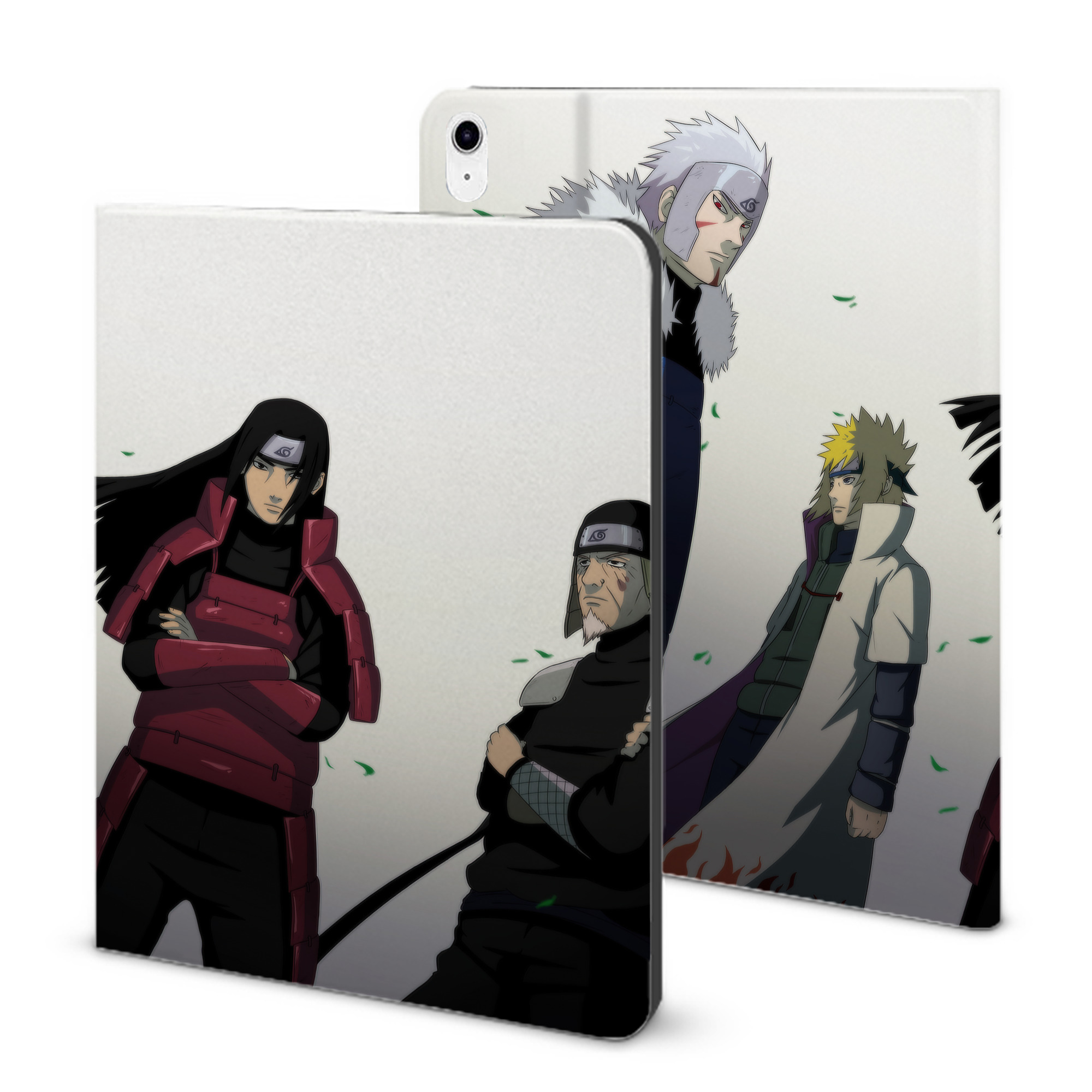 （画像用） NARUTO -ナルト- NARUTO -ナルト- 疾風伝 IPad ケース ブック型 PUレザー TPU 耐衝撃 軽量 薄型 ペン収納なし 全面保護 IPad 各モデル対応